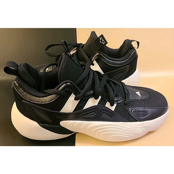 Adidas Trae Unlimited 2 Black White Oreo Basketball Sneakers IE7764 Mens Size 8 - Picture 4 of 10